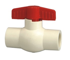 Кран шаровой неразборный ХПВХ для холодного и горячего водоснабжения, d 32 мм, PN16